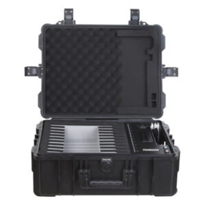 AV-LOGIC F1-10B 10 BAY iPAD CHARGING STORAGE CASE WITH BATTERY - Image 1