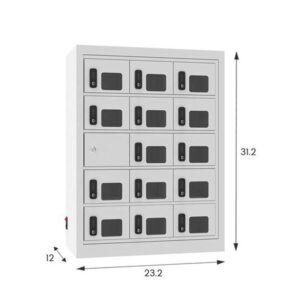15 Bay Cell Phone Lightning and Type-c 2 in 1 Charging and Storage Locker