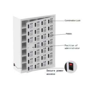 28 Bay Cell Phone Lightning and Type-c 2 in 1 Charging and Storage Locker
