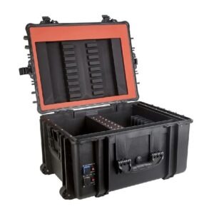 16 USB-C Ports Tablet Charging Trolley with USB Sync F9-16S - Image 1